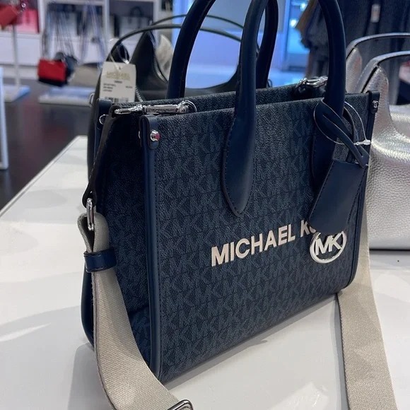 Michael Kors Mirella Small Signature Logo Crossbody Bag
Admiral 
NWT - Picture 10 of 16